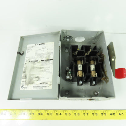 Siemens GF221N 30A Fusible General Duty Safety Disconnect Switch 240V