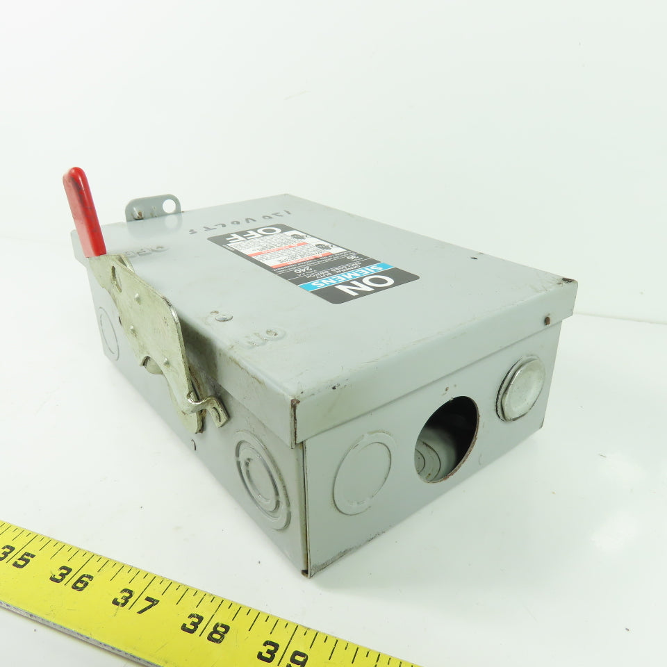 Siemens GF221N 30A Fusible General Duty Safety Disconnect Switch 240V