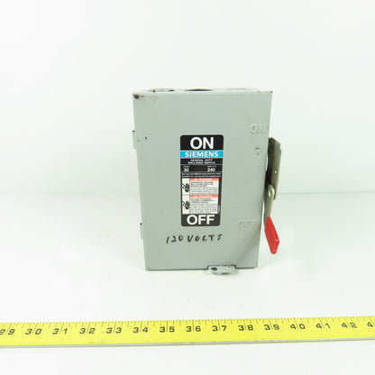 Siemens GF221N 30A Fusible General Duty Safety Disconnect Switch 240V