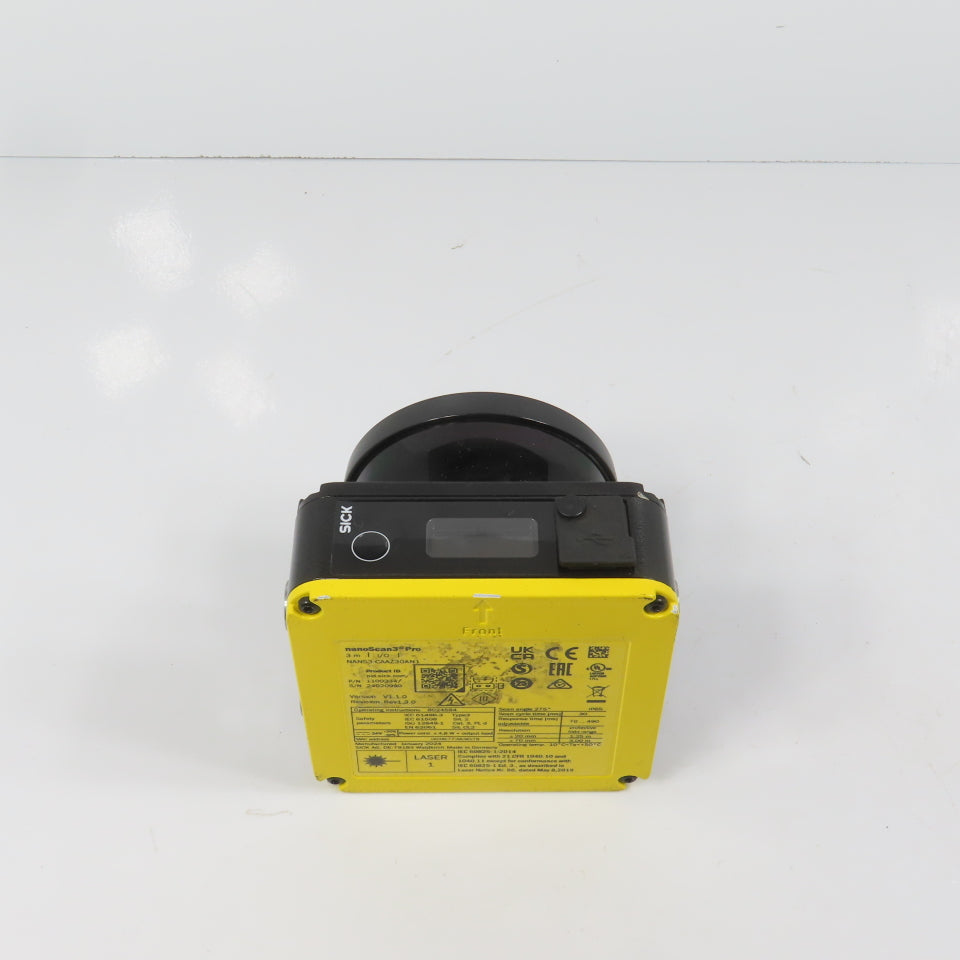 Sick NANS3-CAAZ30AN1 nanoScan3 Pro Safety Laser Scanner 3m 24VDC 1100334