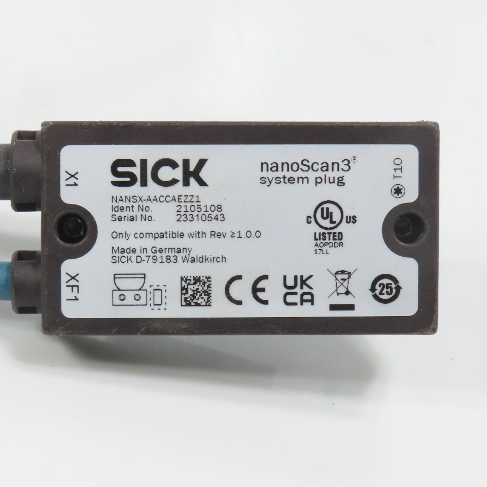 Sick NANSX-AACCAEZZ1 nanoScan3 System Plug Connector W/ Lead 2105108
