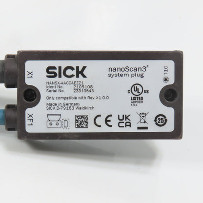 Sick NANSX-AACCAEZZ1 nanoScan3 System Plug Connector W/ Lead 2105108
