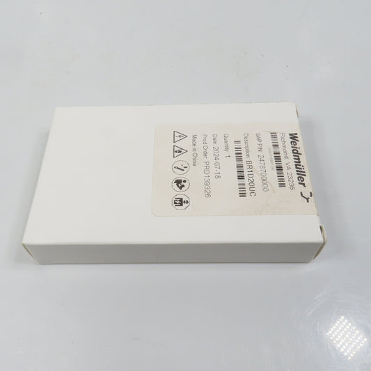 Weidmuller 2478700000 MCB 489 1P D 20A ACDC 20A Single Pole Circuit Breaker NEW