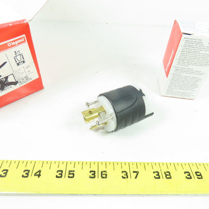 Pass & Seymour PSL515-P Turnlok Twist Lok Plug 15A 125V 3W NEW Lot Of 9