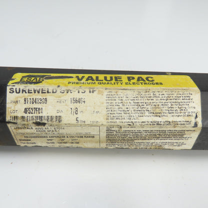 ESAB SW-15 IP Sureweld 1/8" Electrodes 5LBS