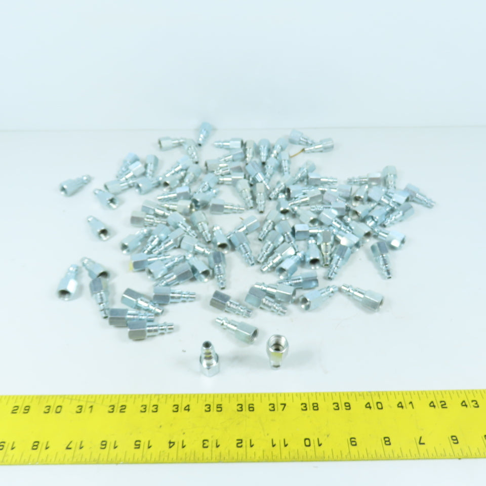 Parker H3C 1/4" Compressed Air Steel Nipple Quick Connect Lot Of 100