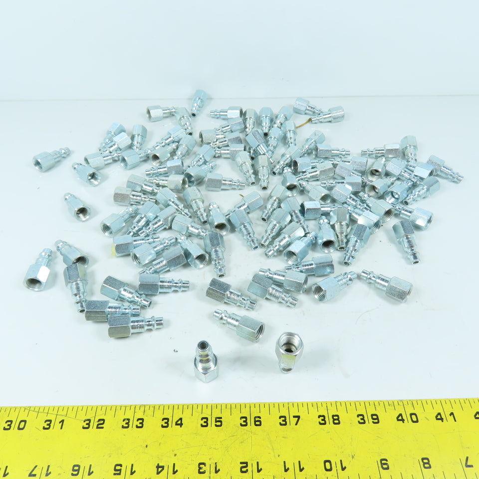 Parker H3C 1/4" Compressed Air Steel Nipple Quick Connect Lot Of 100