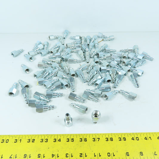Parker H3C 1/4" Compressed Air Steel Nipple Quick Connect Lot Of 100