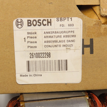 Bosch 2610022298 Motor Armature Fan Assembly