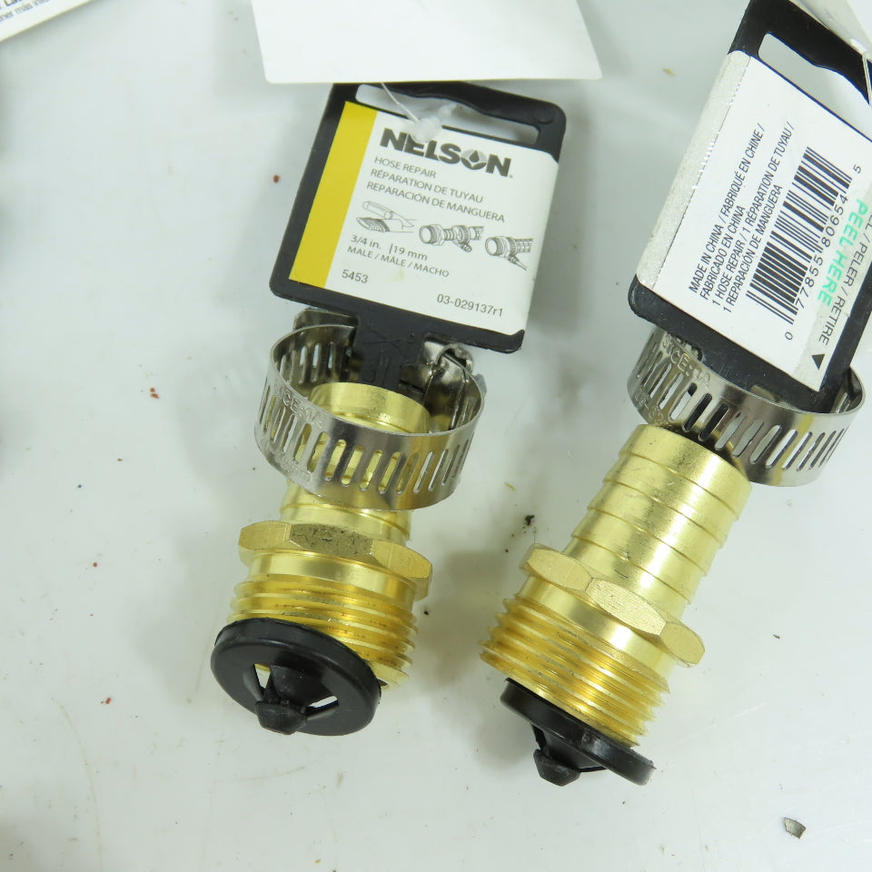 Nelson 3/4" Garden Male Hose Repair Kit Lot Of 9