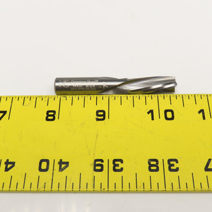 Amana Tool 46430 3/8" x 1" 3 Flute Spiral Solid Carbide Plunge Router Bit