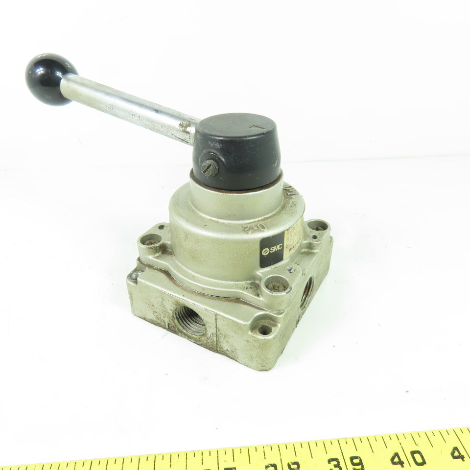 SMC NVH402-N04 Manual Pneumatic Hand Valve 150PSI 1/2"