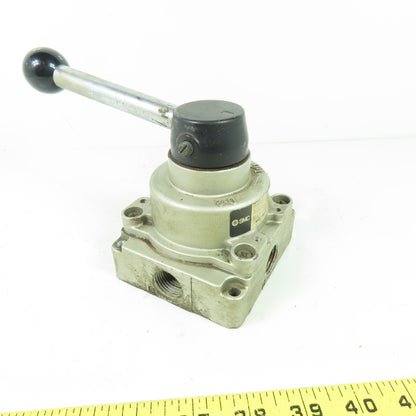 SMC NVH402-N04 Manual Pneumatic Hand Valve 150PSI 1/2"
