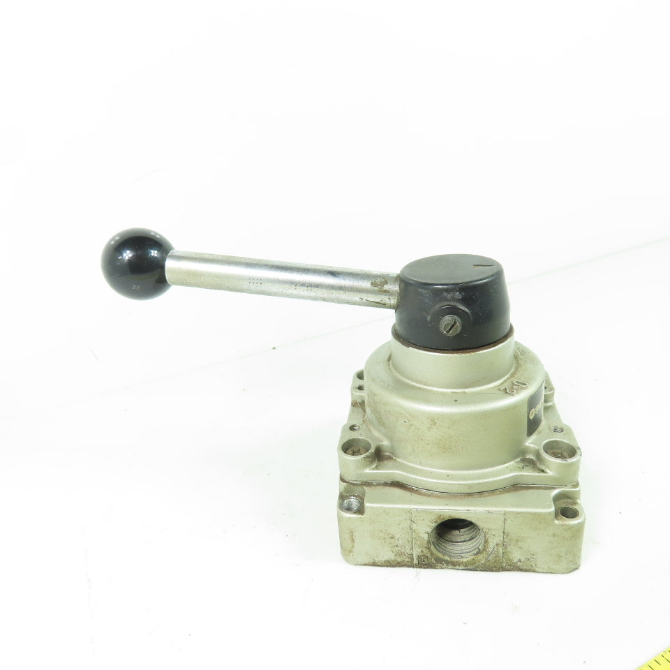 SMC NVH402-N04 Manual Pneumatic Hand Valve 150PSI 1/2"