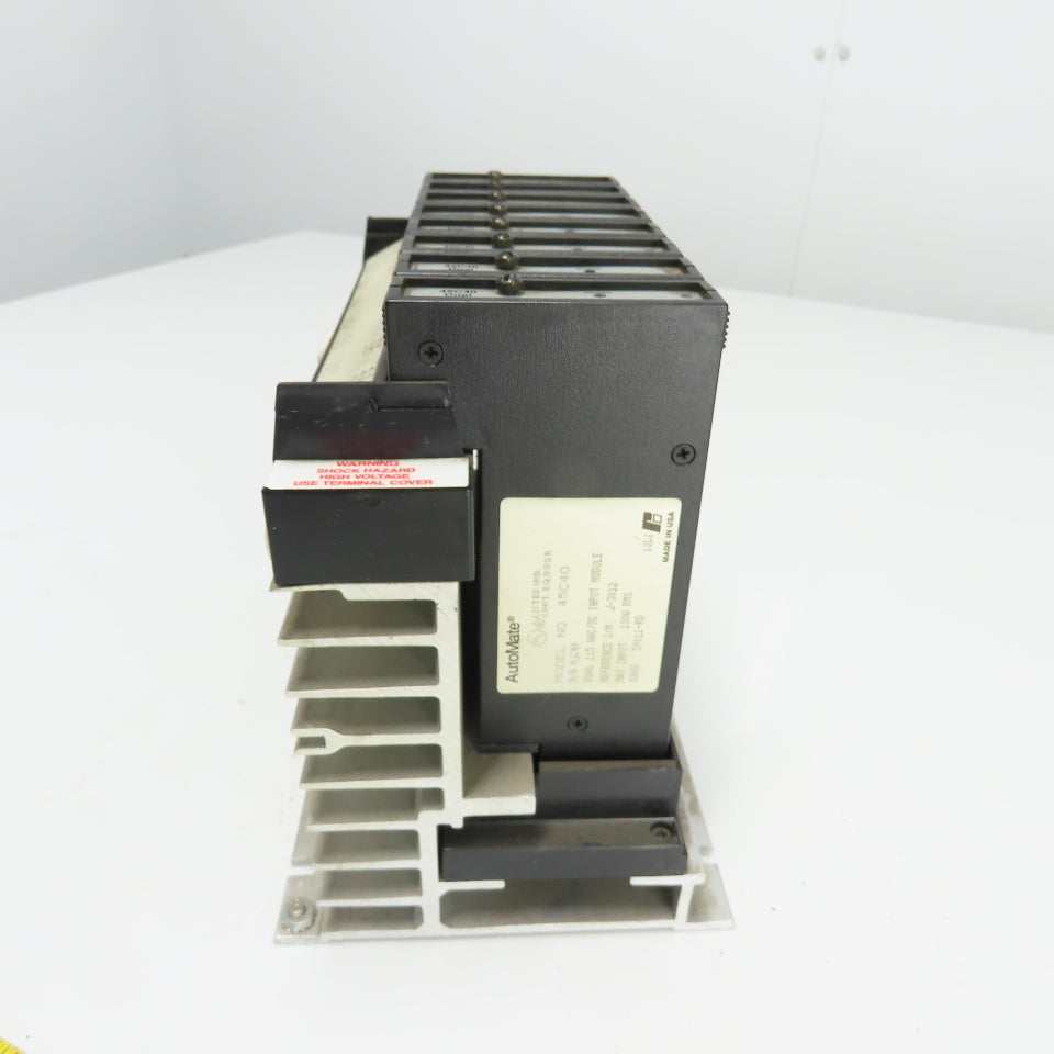 Reliance 45C1A Automate Programmable Controller W/ (5) 45C40 Input Modules 115V