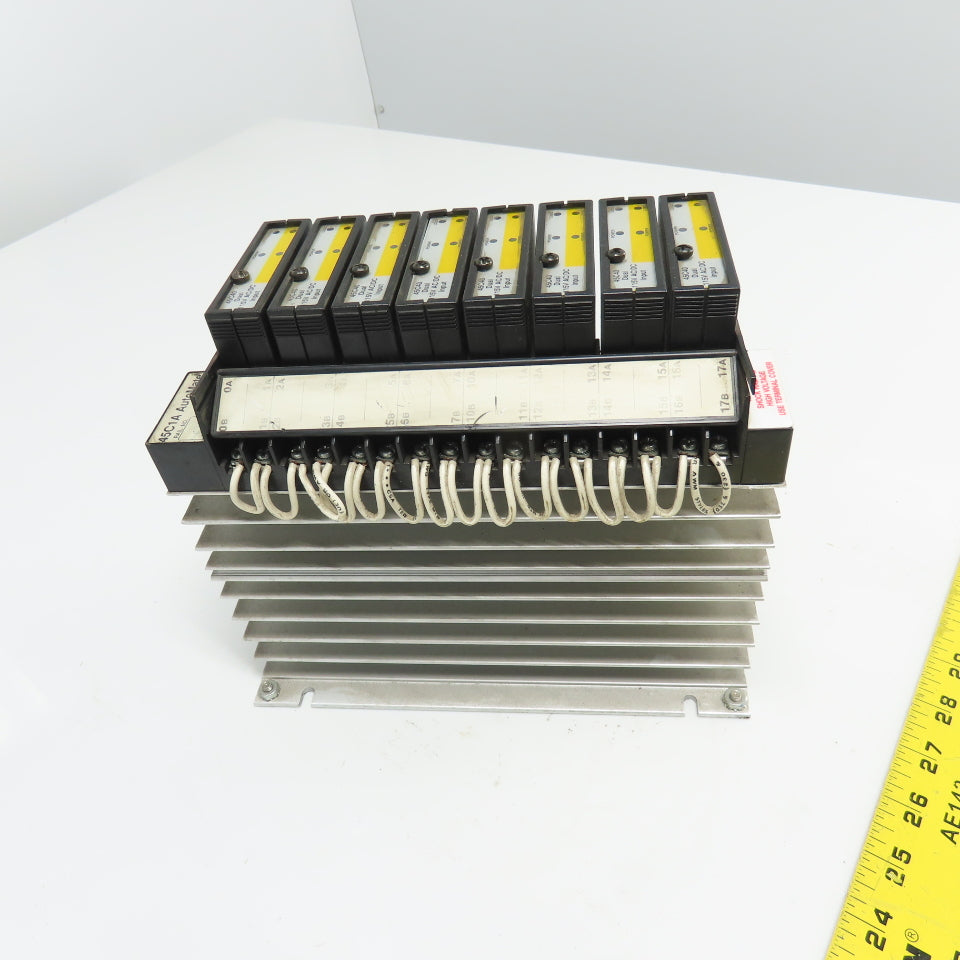 Reliance 45C1A Automate Programmable Controller W/ (5) 45C40 Input Modules 115V