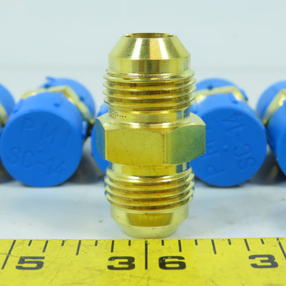 3/8" x 3/8" Male Brass Flare Union 45° Lot Of 9
