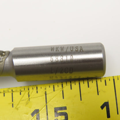 WKW 68810 1/2" Staggered Tooth Straight Flute Router Bit 1-1/16" CL