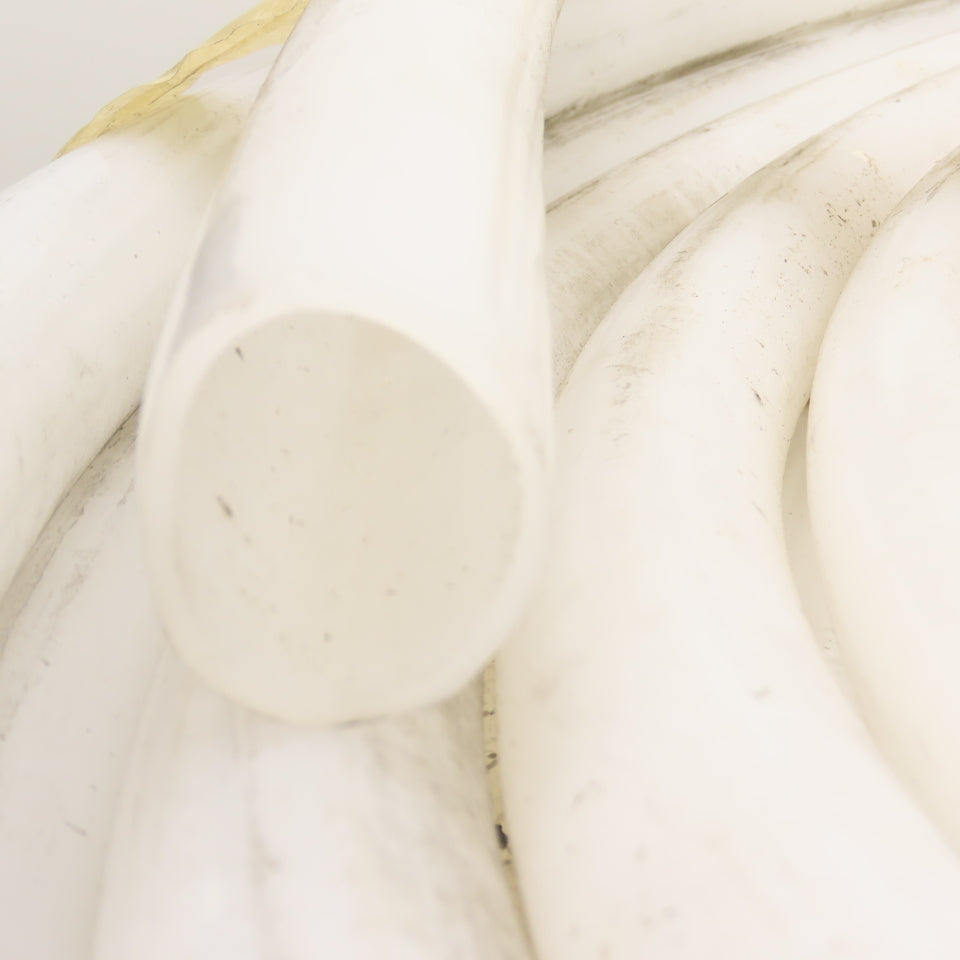 100' Long x 1.5" ID x 1.68" OD Low Pressure Plastic Tubing 1/8" Wall