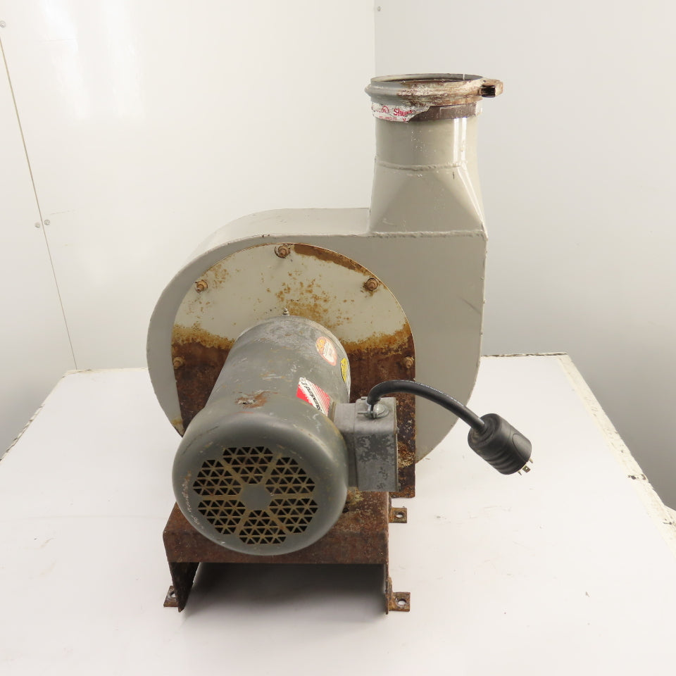 5HP 16" Direct Drive Radial Blower 208-230/460V 3PH 6" Ports (Dayton Style)