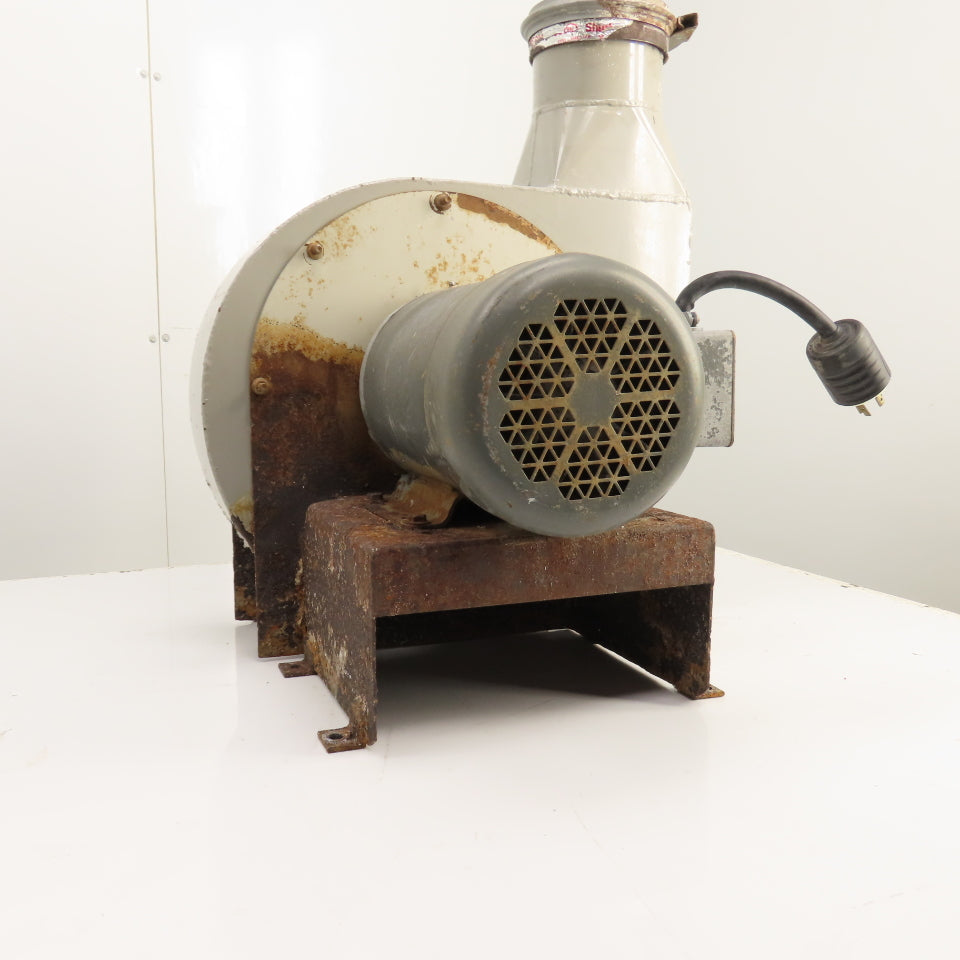 5HP 16" Direct Drive Radial Blower 208-230/460V 3PH 6" Ports (Dayton Style)