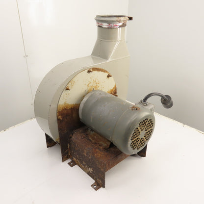 5HP 16" Direct Drive Radial Blower 208-230/460V 3PH 6" Ports (Dayton Style)