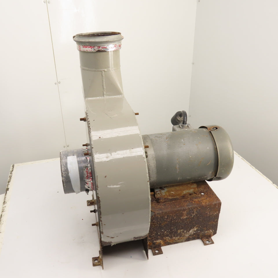 5HP 16" Direct Drive Radial Blower 208-230/460V 3PH 6" Ports (Dayton Style)