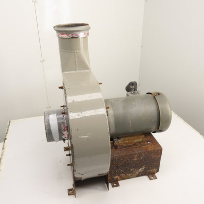 5HP 16" Direct Drive Radial Blower 208-230/460V 3PH 6" Ports (Dayton Style)