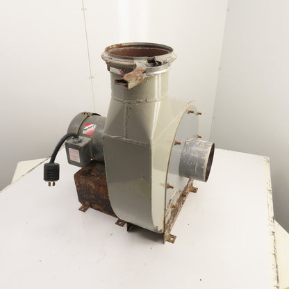 5HP 16" Direct Drive Radial Blower 208-230/460V 3PH 6" Ports (Dayton Style)