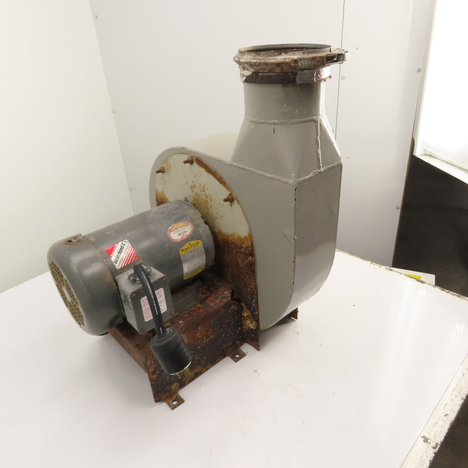 5HP 16" Direct Drive Radial Blower 208-230/460V 3PH 6" Ports (Dayton Style)