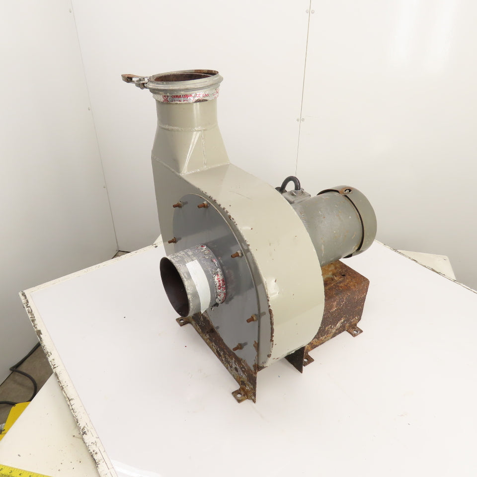 5HP 16" Direct Drive Radial Blower 208-230/460V 3PH 6" Ports (Dayton Style)