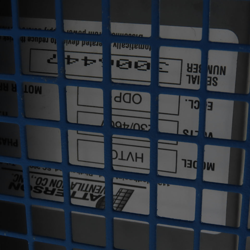 Patterson HVTC 3/4HP Truck Cooler Dock Fan 230/460V 3Ph 3/1.5A