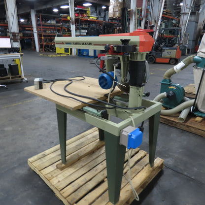 Omga RN 700 FM 14" Radial Arm Saw 3.7KW 9A 230V 3Ph 35"x 35.5" Table