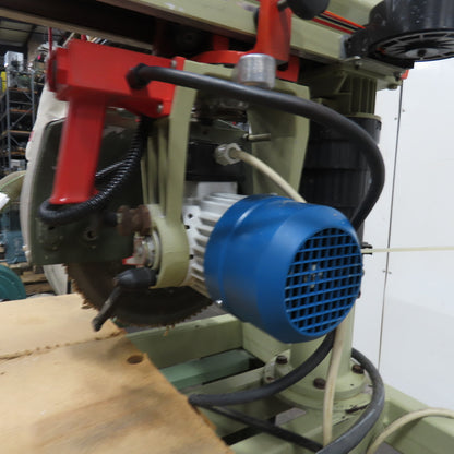 Omga RN 700 FM 14" Radial Arm Saw 3.7KW 9A 230V 3Ph 35"x 35.5" Table