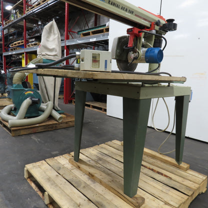 Omga RN 700 FM 14" Radial Arm Saw 3.7KW 9A 230V 3Ph 35"x 35.5" Table