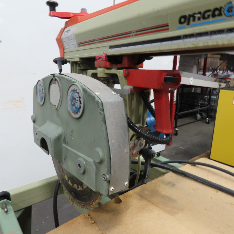 Omga RN 700 FM 14" Radial Arm Saw 3.7KW 9A 230V 3Ph 35"x 35.5" Table