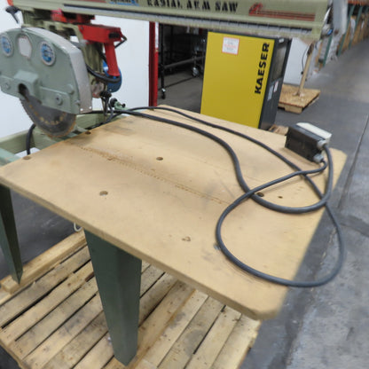 Omga RN 700 FM 14" Radial Arm Saw 3.7KW 9A 230V 3Ph 35"x 35.5" Table