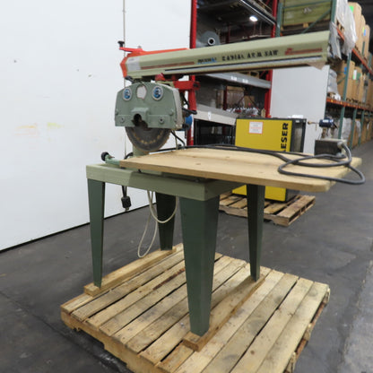 Omga RN 700 FM 14" Radial Arm Saw 3.7KW 9A 230V 3Ph 35"x 35.5" Table