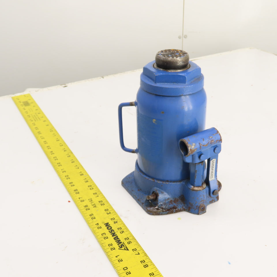 Westward 3ZC63G 20 Ton Manual Hydraulic Bottle Jack Tested