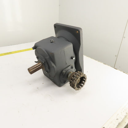 Morse 30V1-RUD 60:1 Ratio Dual Output Gear Reducer 1750RPM Input 1.21HP