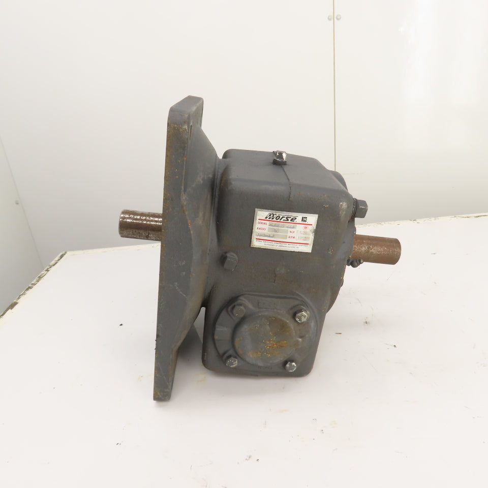 Morse 30V1-RUD 60:1 Ratio Dual Output Gear Reducer 1750RPM Input 1.21HP