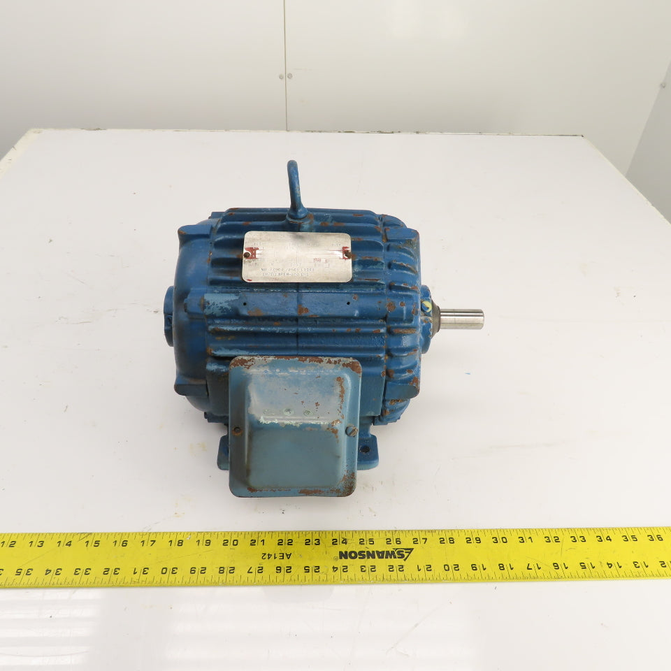Delco 1G1454 1HP AC Electric Motor 460V 3PH 1155RPM 1.8A 184 Frame Tested