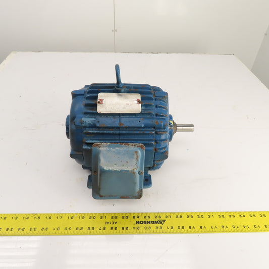 Delco 1G1454 1HP AC Electric Motor 460V 3PH 1155RPM 1.8A 184 Frame Tested