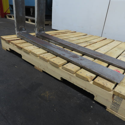 4" x 42" Class II 2 Tapered Forklift Forks Carriage Mount Set Of 2