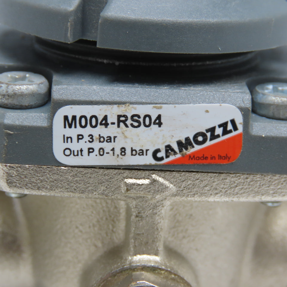Camozzi M004-RS04 G1/4, G1/8 Inline Air Pressure Regulator 0-1.8 Bar Output