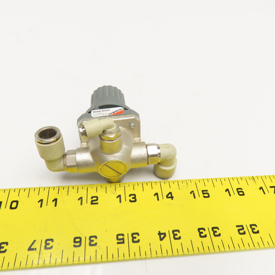 Camozzi M004-RS04 G1/4, G1/8 Inline Air Pressure Regulator 0-1.8 Bar Output