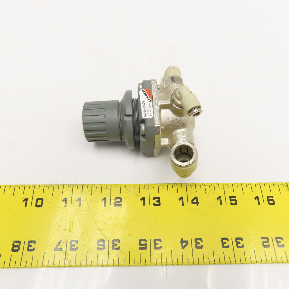 Camozzi M004-RS04 G1/4, G1/8 Inline Air Pressure Regulator 0-1.8 Bar Output