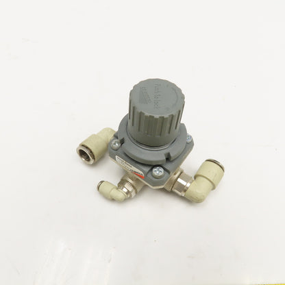 Camozzi M004-RS04 G1/4, G1/8 Inline Air Pressure Regulator 0-1.8 Bar Output