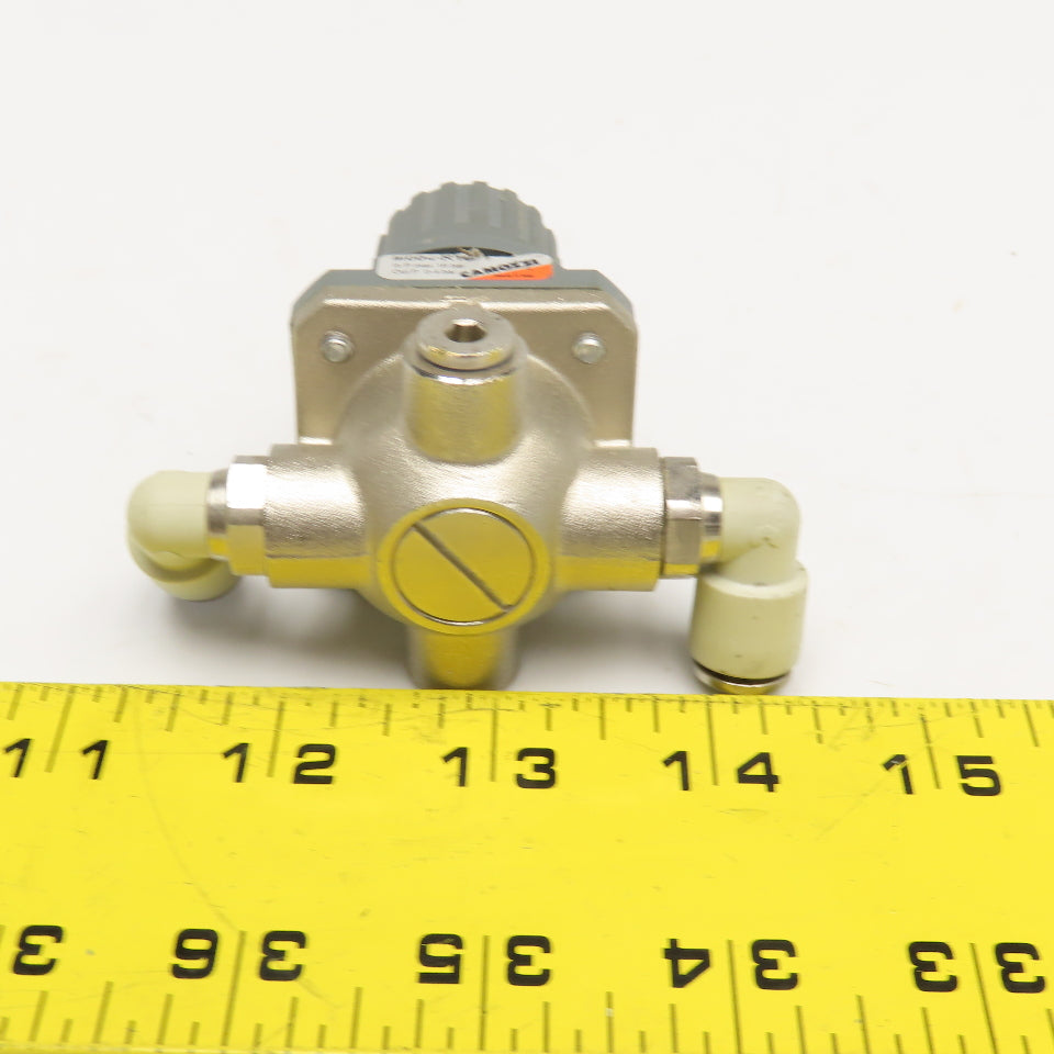 Camozzi M004-R10 G1/4, G1/8 Inline Air Pressure Regulator 0-4 Bar Output