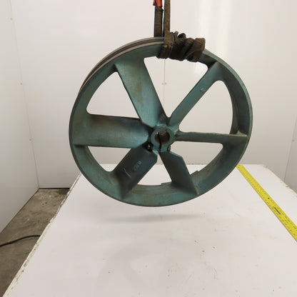 Quincy 6438594 350-16 25.25" OD 3-Groove Air Compressor Pulley Sheave 2-1/8"Bore
